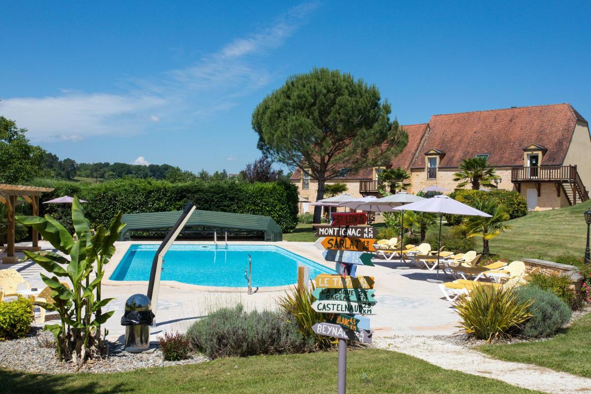 Piscine de l'établissement Hotel Restaurant Laborderie ou située à proximité