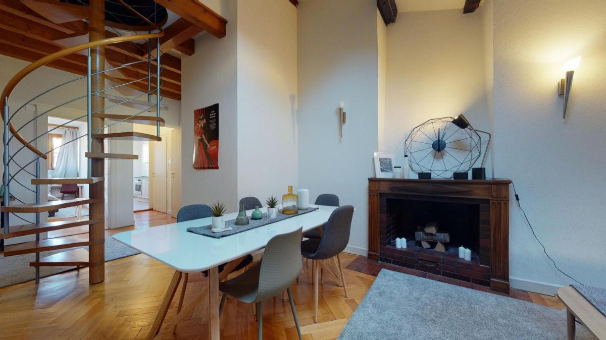 Modern apartment with a view of the Jet d'Eau - Housity