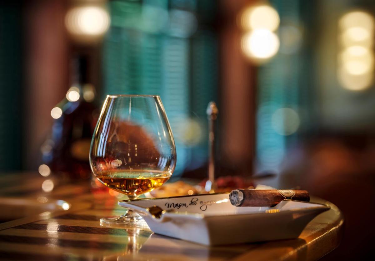 Getränke in der Unterkunft Parkhotel Bremen – ein Mitglied der Hommage Luxury Hotels Collection
