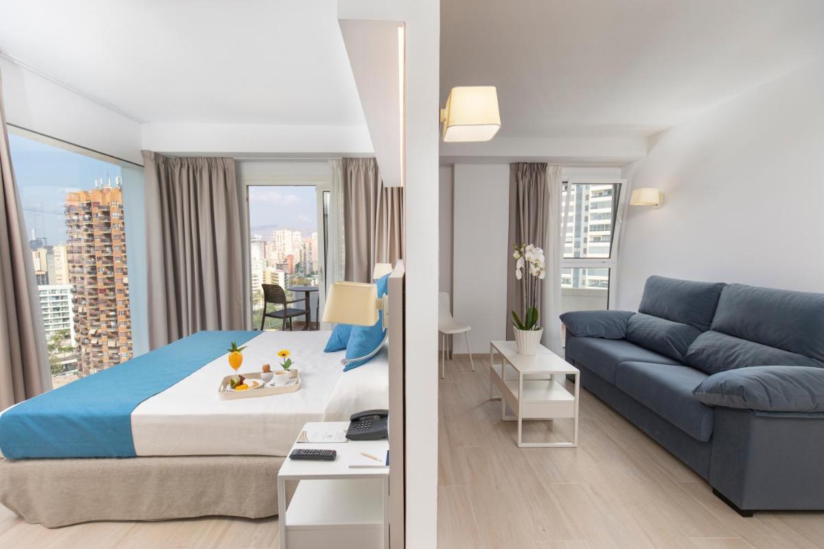 Zona de estar de Hotel Rosamar