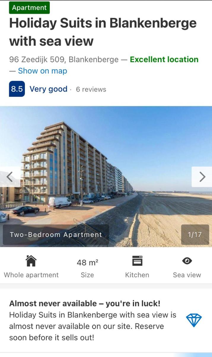Appartment Blankenberge with front sea view - Housity