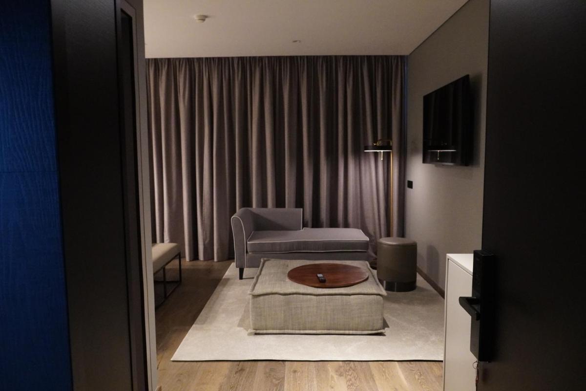 Uma cama ou camas num quarto em DS Hotel Lusopark