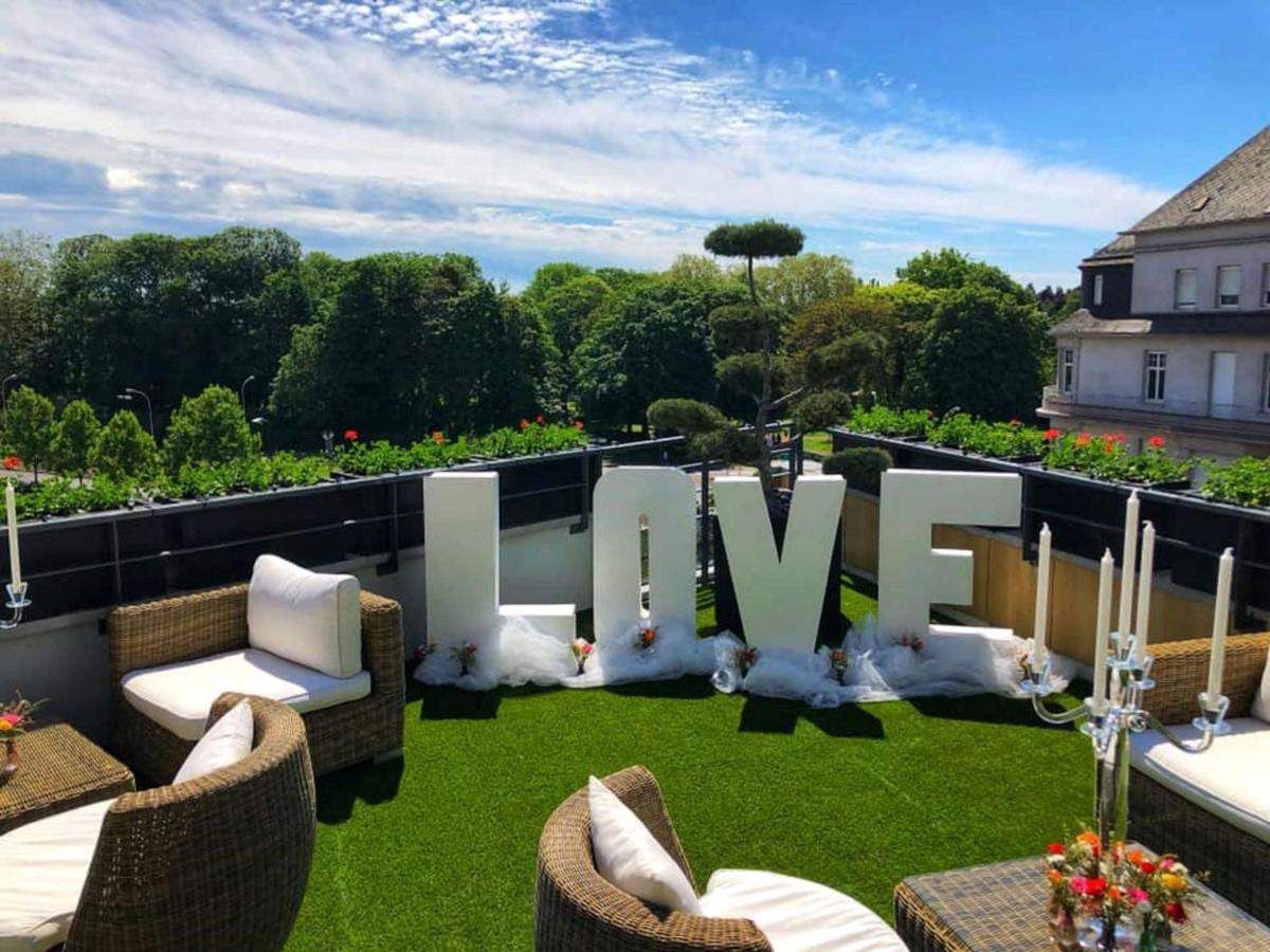 Jardin de l'établissement Best Western Plus Thionville Centre