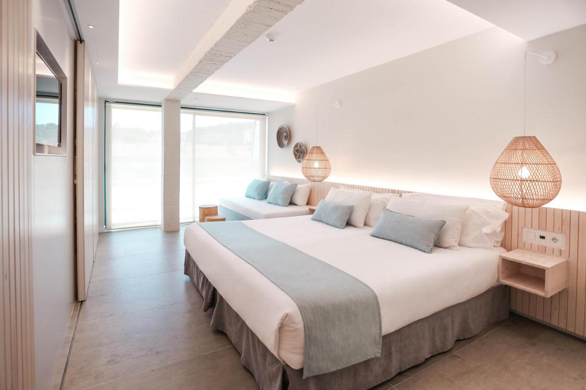 Cama o camas de una habitación en KAKTUS Hotel Kaktus Playa - Adults Recommended