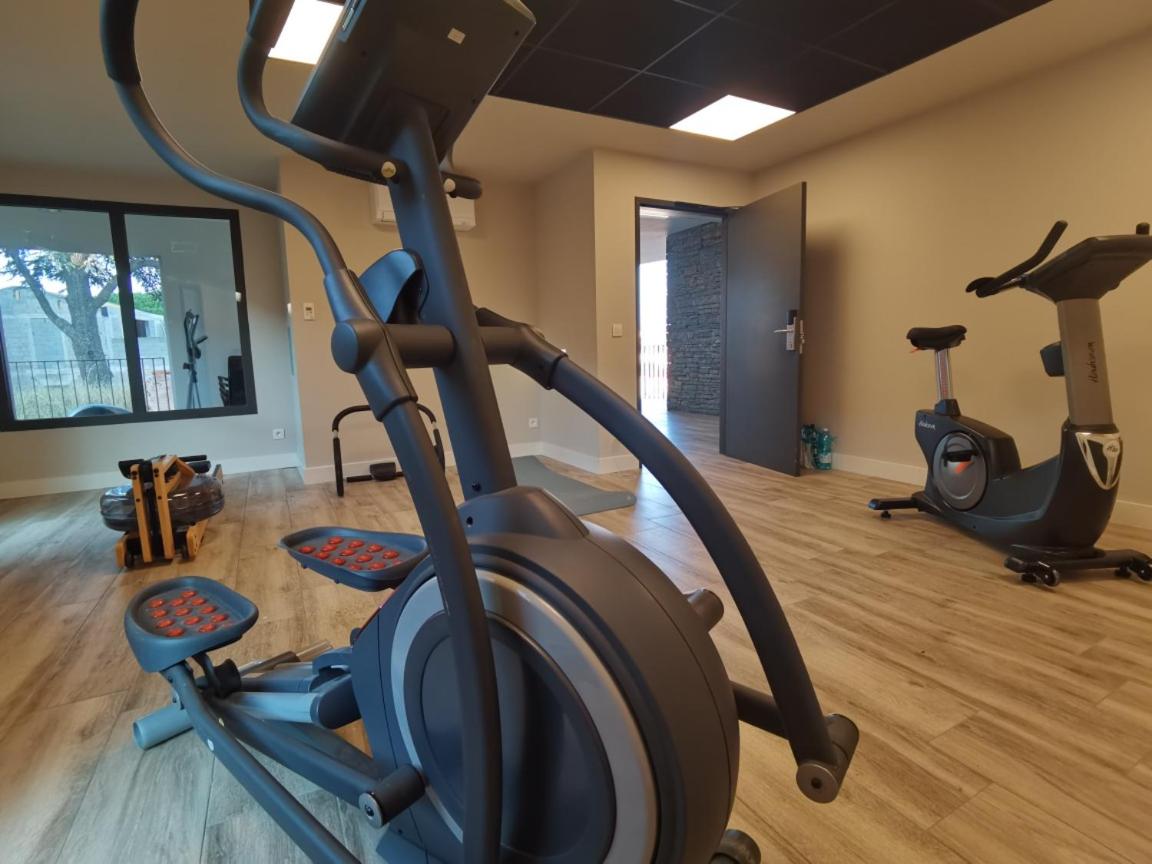 Salle ou équipements de sports de l'établissement Les Jardins du Cèdre, Boutique hôtel & gastronomie