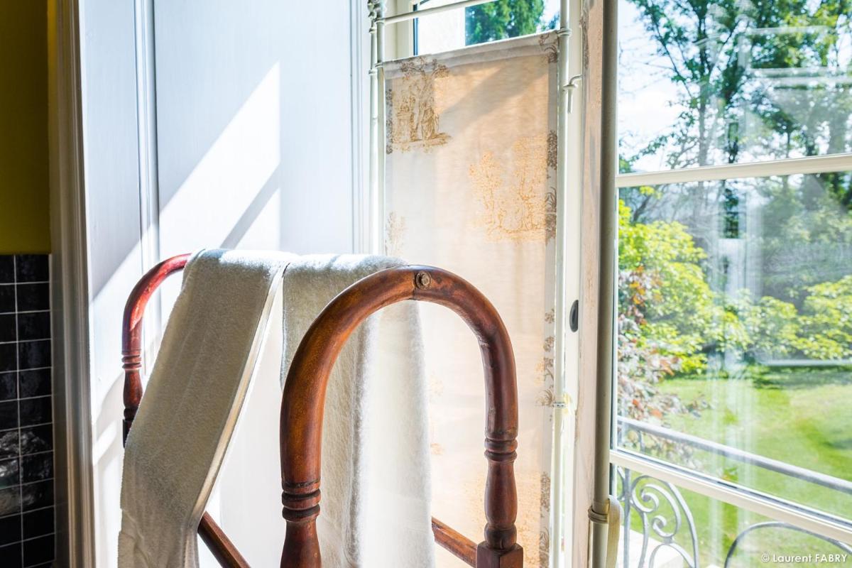 Balcon ou terrasse dans l'établissement Château de Maillat
