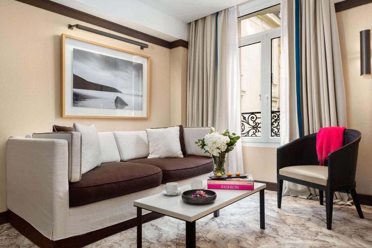 Coin salon dans l'établissement Hyatt Paris Madeleine
