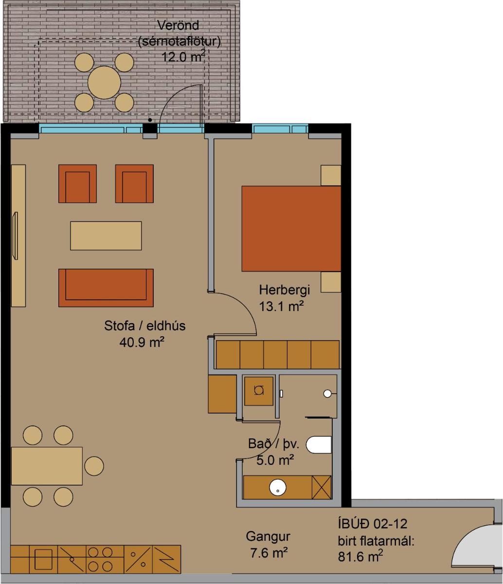 Suitetrails - Luxury New Apt in Downtown (83 sqm)