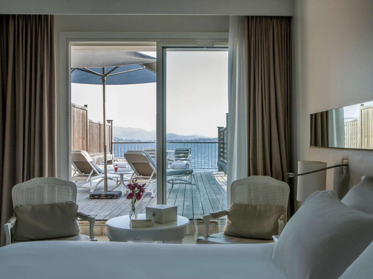 Coin salon dans l'établissement Sofitel Golfe d'Ajaccio Thalassa Sea & Spa