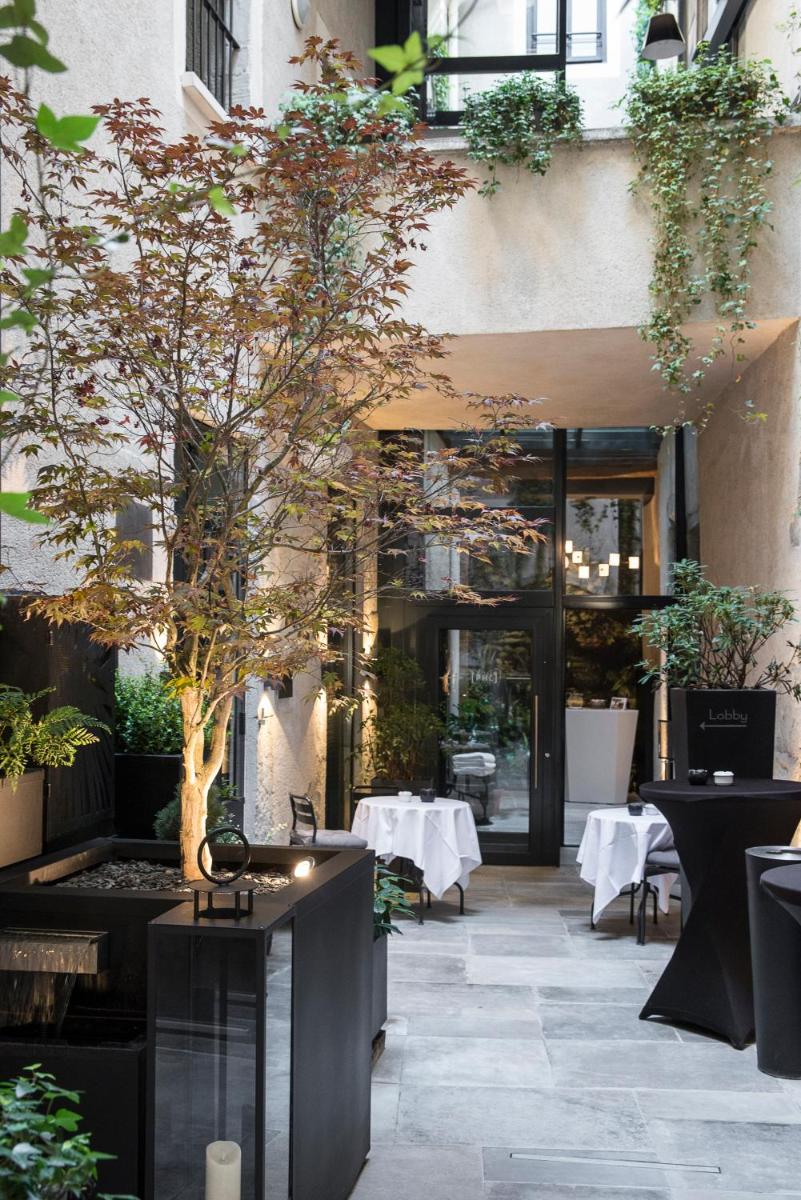 Coin salon dans l'établissement Petit Hôtel Confidentiel