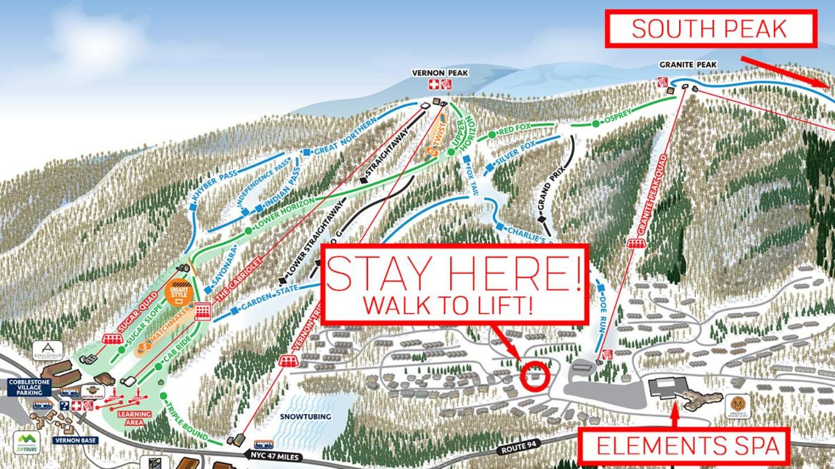 Mtn Creek Ski-InOut, Golf, Minerals Spa, MC Waterpark, Warwick NY - Housity