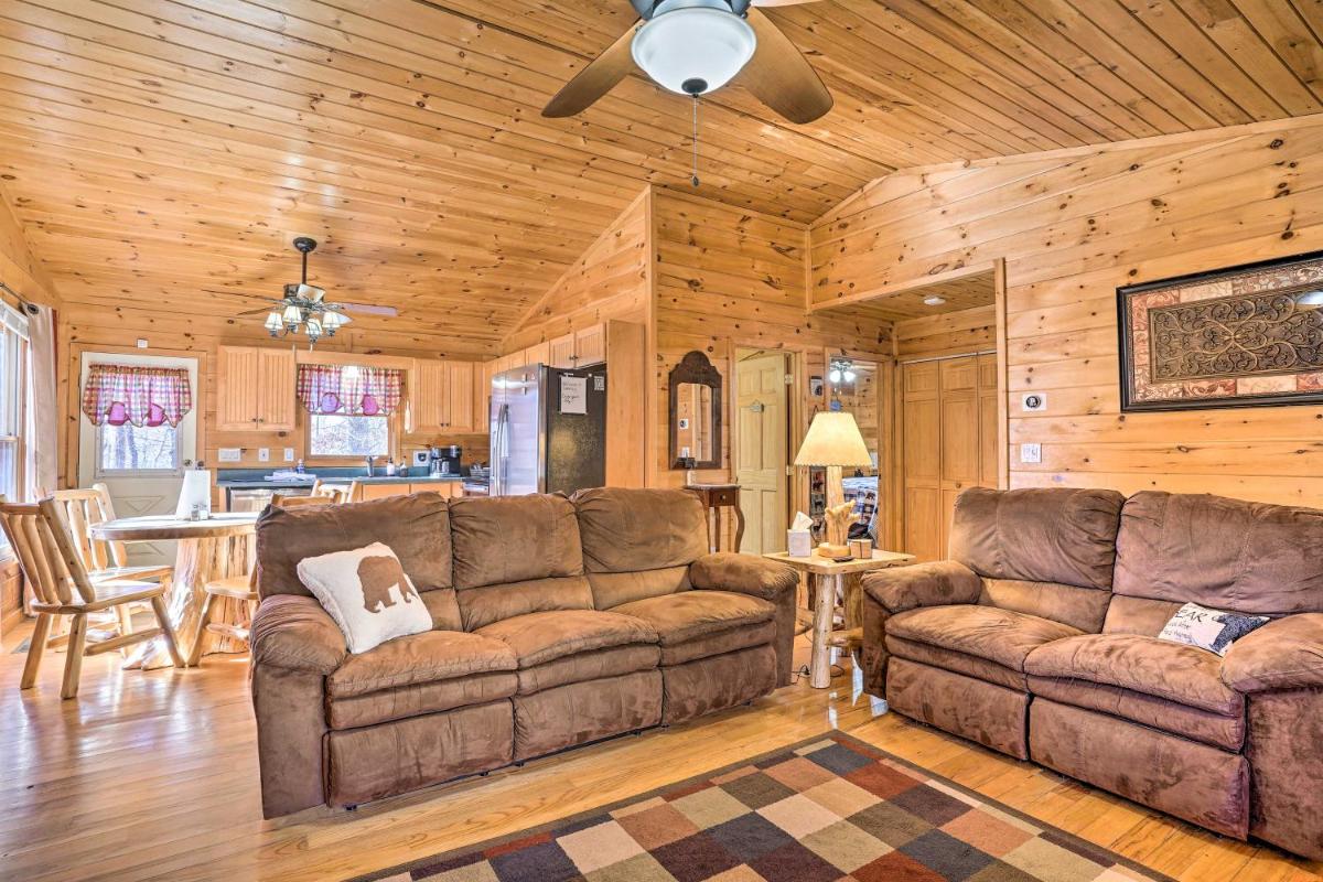Serenity Cabin with Furnished Deck and Fire Pit - Housity