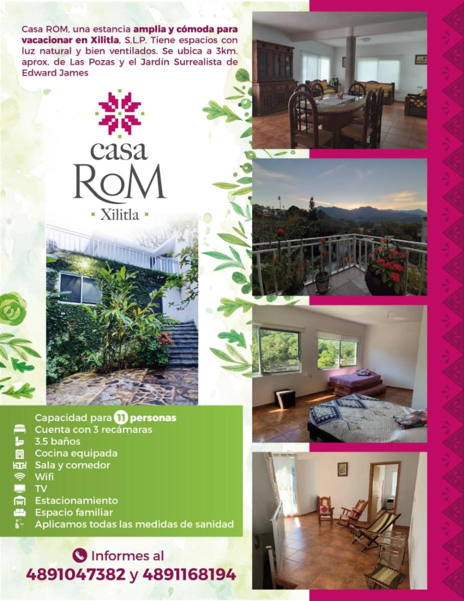 Casa ROM, en Xilitla con bellas vistas - Housity