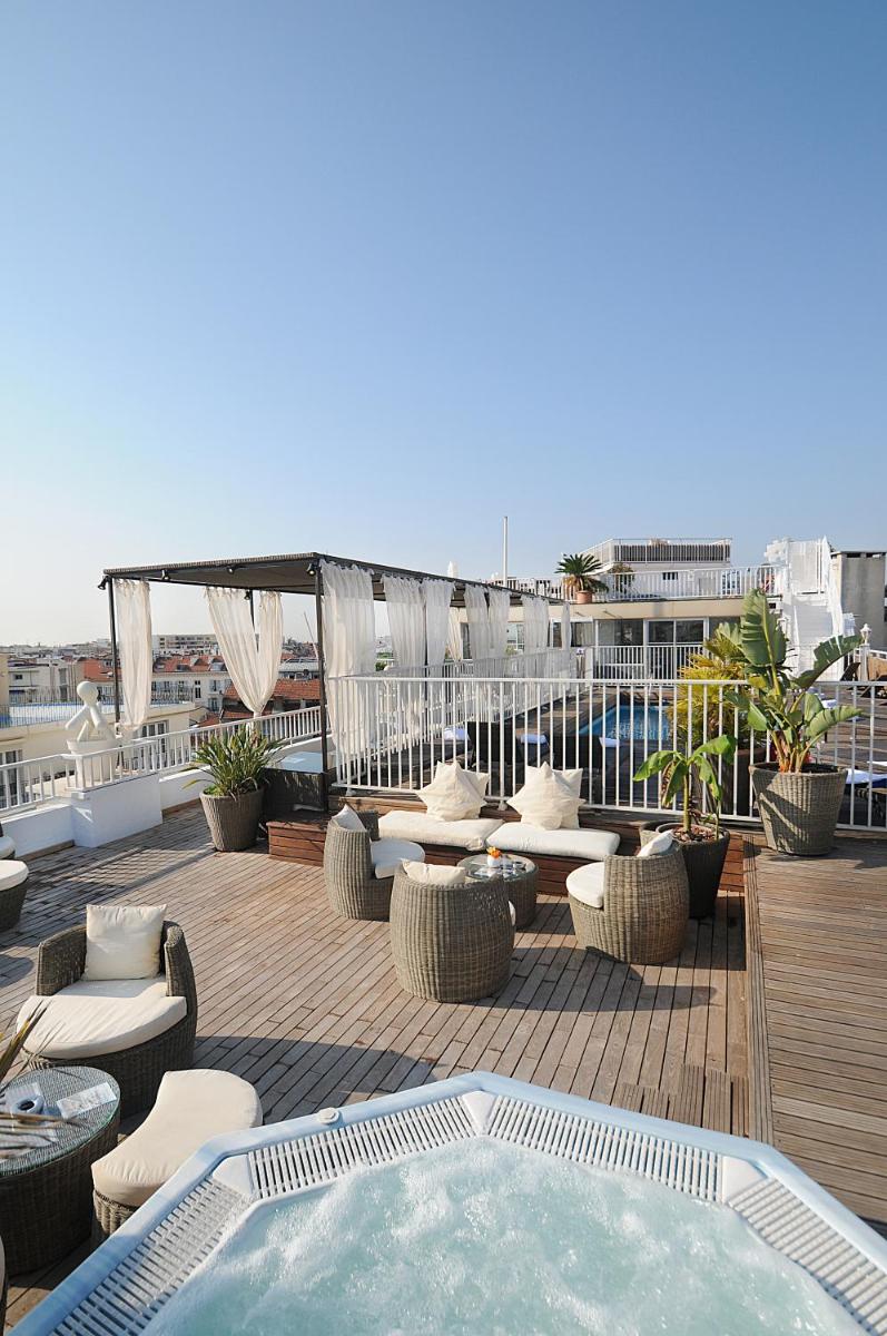 Balcon ou terrasse dans l'établissement Splendid Hotel & Spa Nice