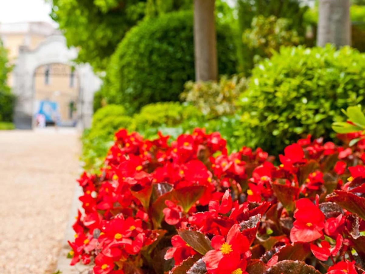 Jardín al aire libre en Hotel Balneario Prats