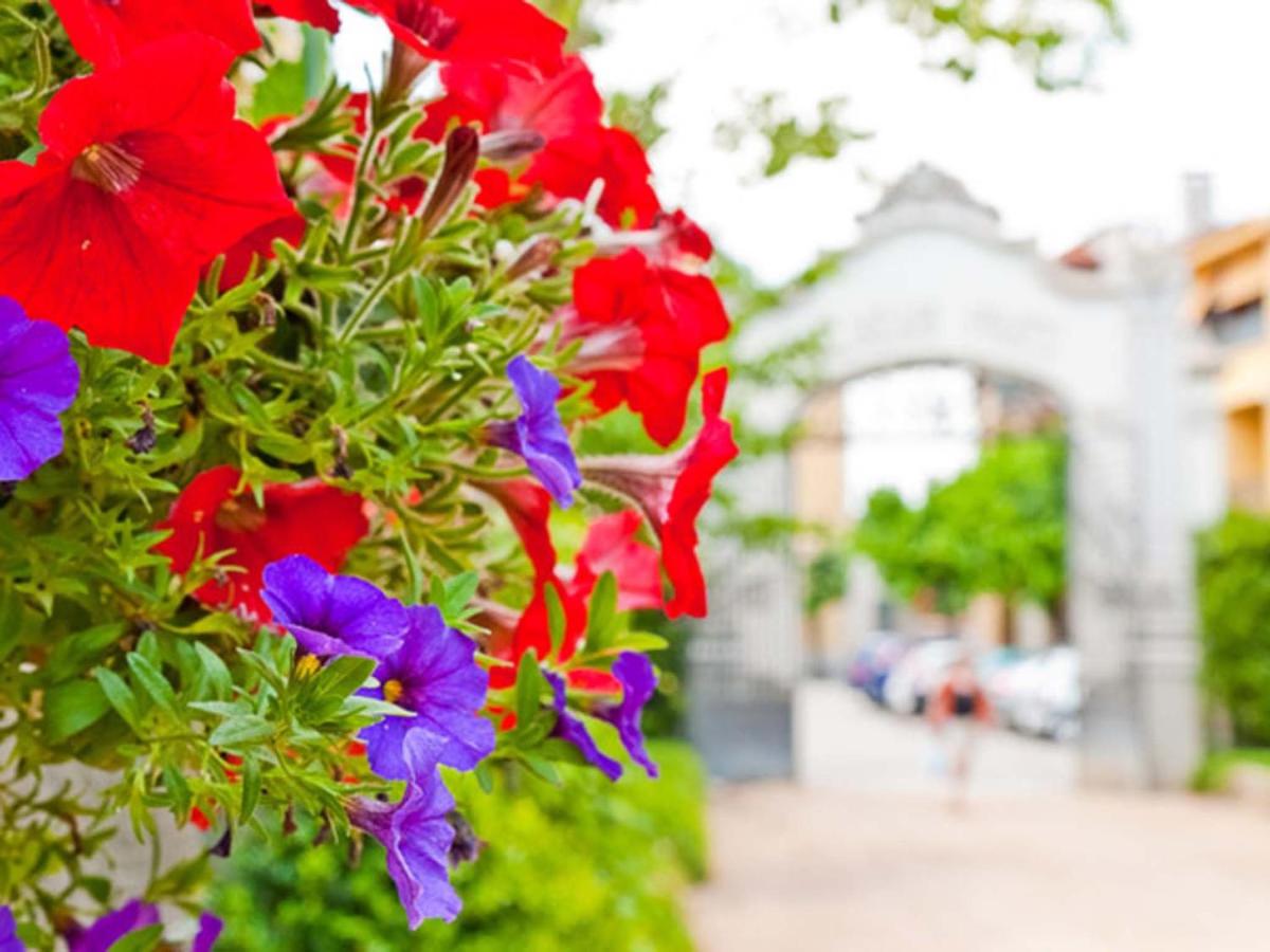 Jardín al aire libre en Hotel Balneario Prats