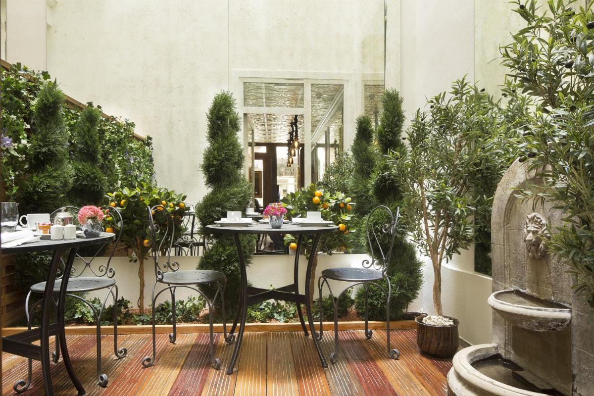 Jardin de l'établissement Hôtel Da Vinci & Spa