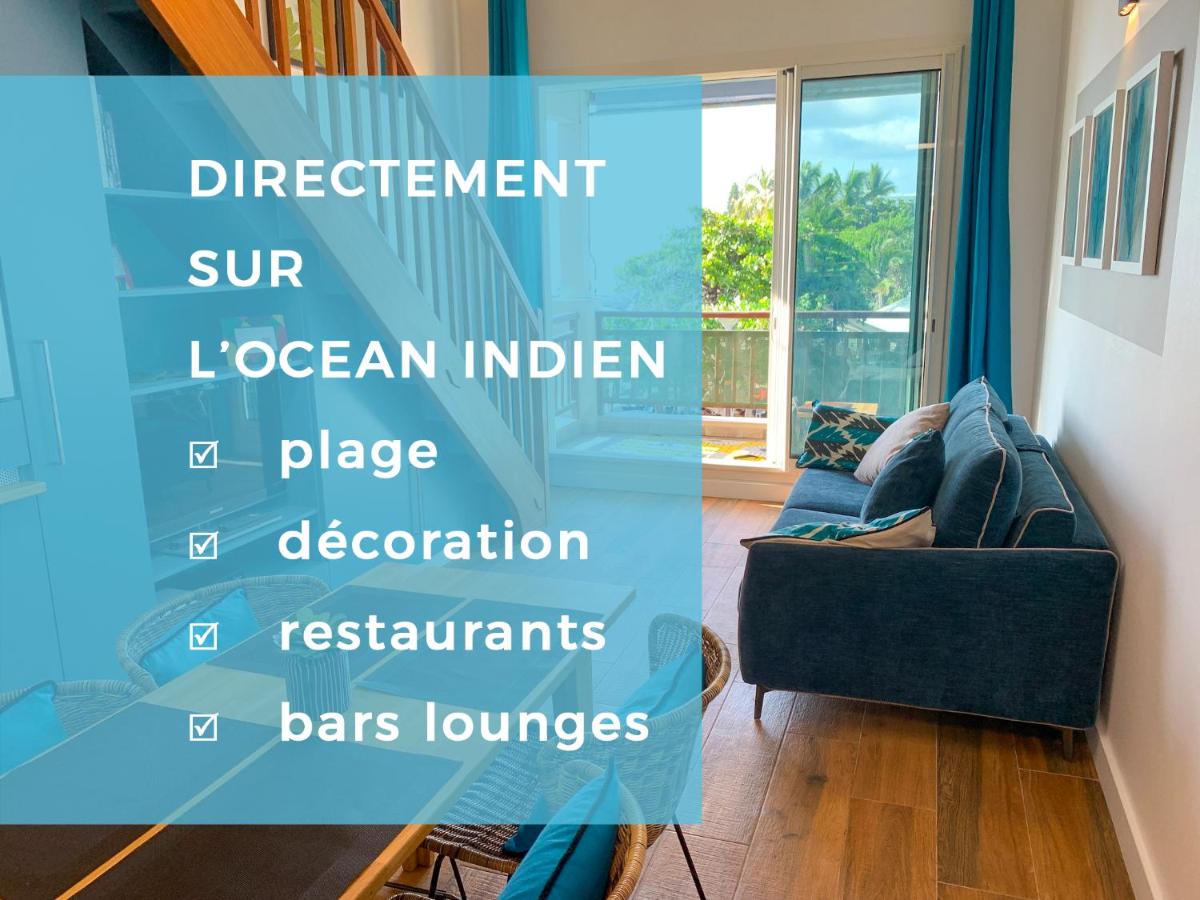 Le Pétrel Noir - Appartement sur la plage des Roches Noires à Saint-Gilles-les-Bains - Housity