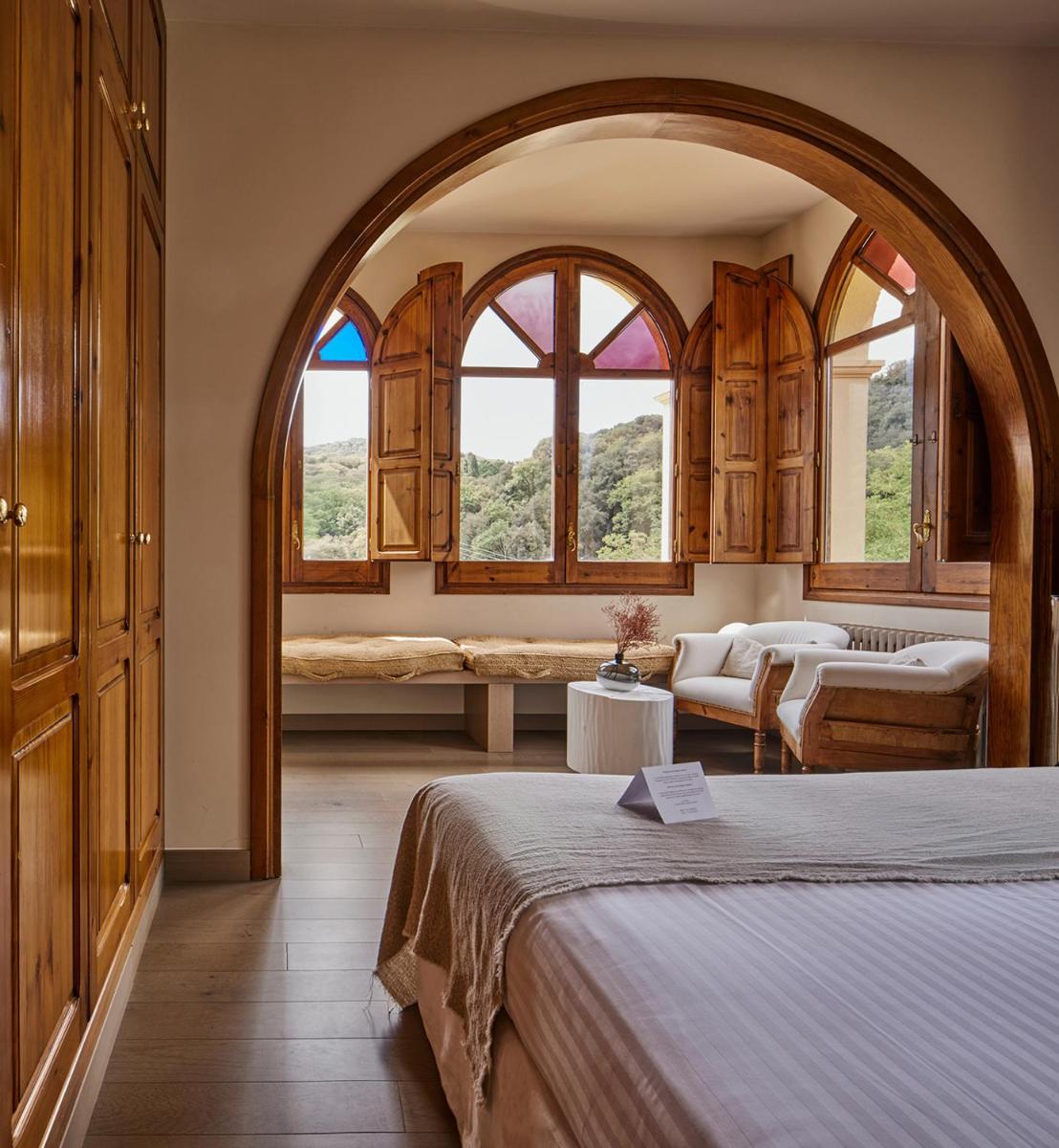 Cama o camas de una habitación en Mas Salagros EcoResort & SPA