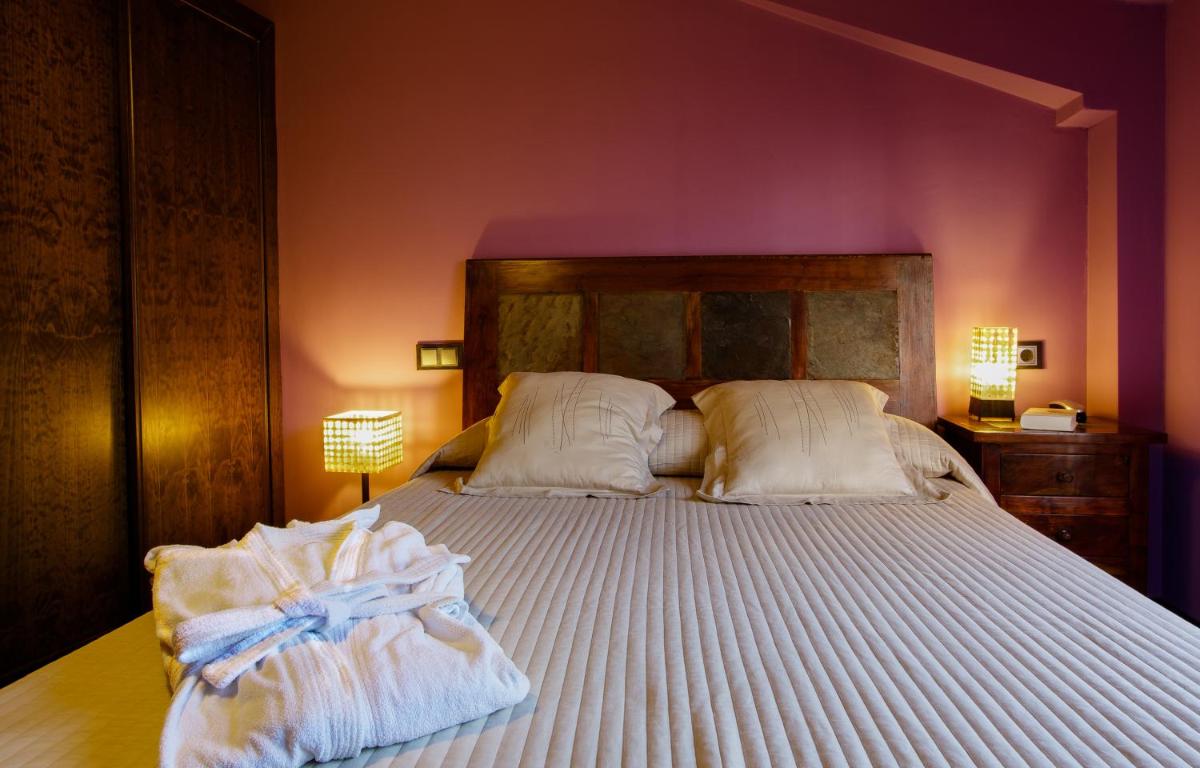 Cama o camas de una habitación en La Posada del Casar