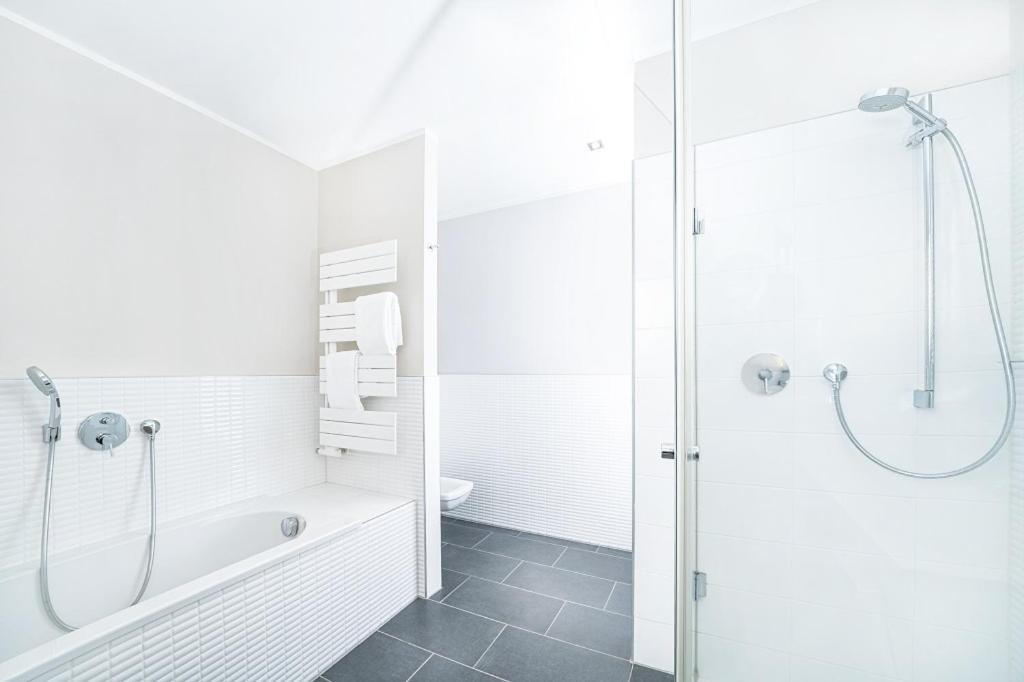 Ein Badezimmer in der Unterkunft THE GRAND Ahrenshoop