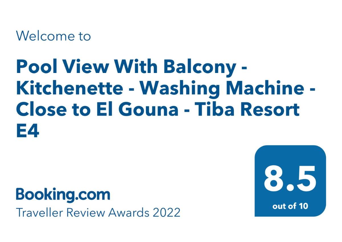Pool View With Balcony Near El Gouna - 2x Large Pools & Kitchen - EU Standards - Tiba Resort E4 - Housity