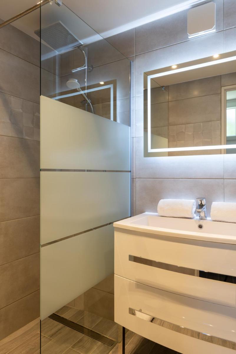 Salle de bains dans l'établissement La Bastide Gourmande