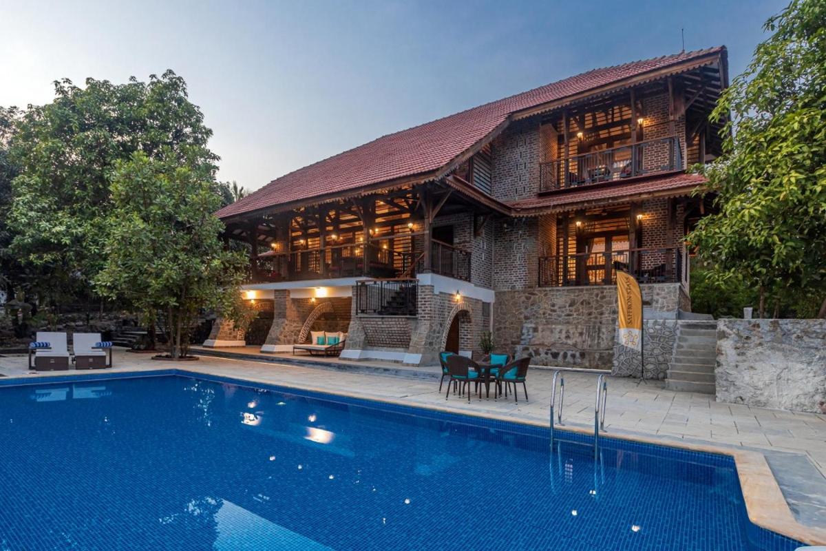 SaffronStays Vedika - EcoFriendly villa by the River with Pool - Housity