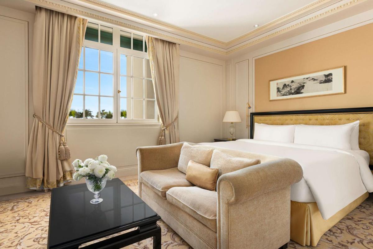 Coin salon dans l'établissement Shangri-La Paris