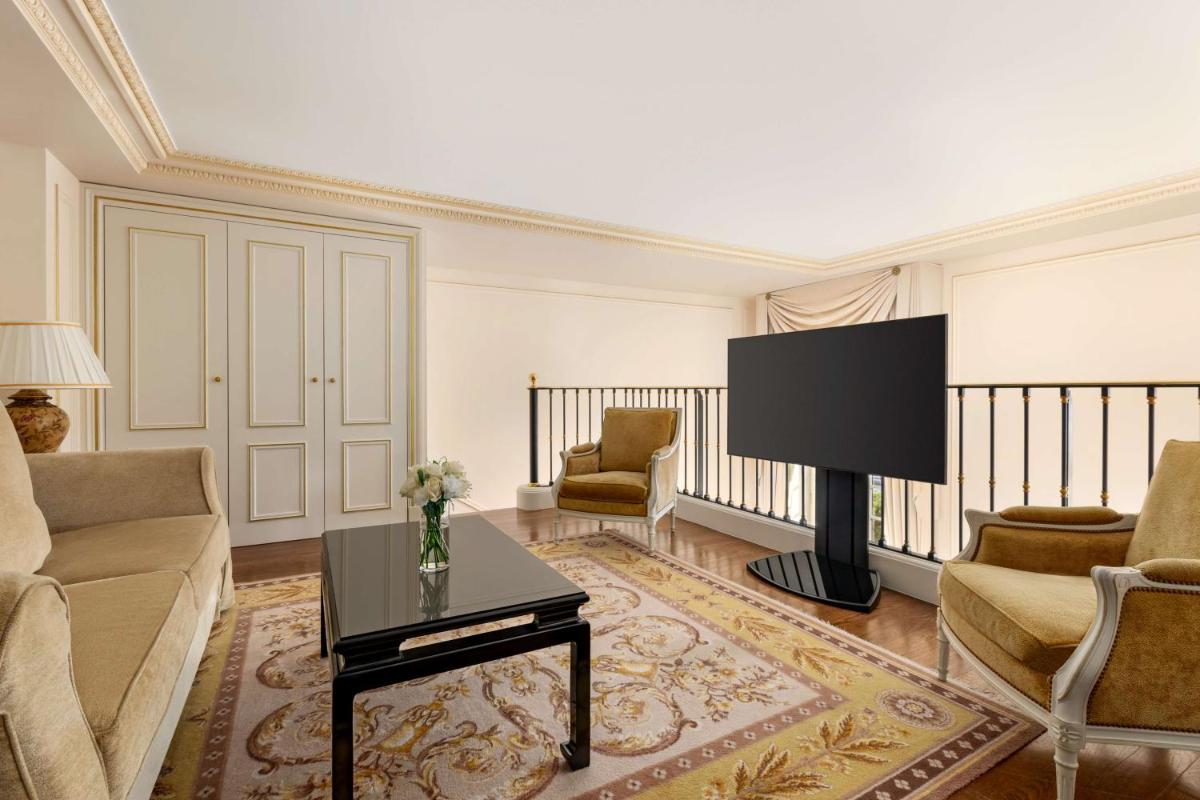 Coin salon dans l'établissement Shangri-La Paris