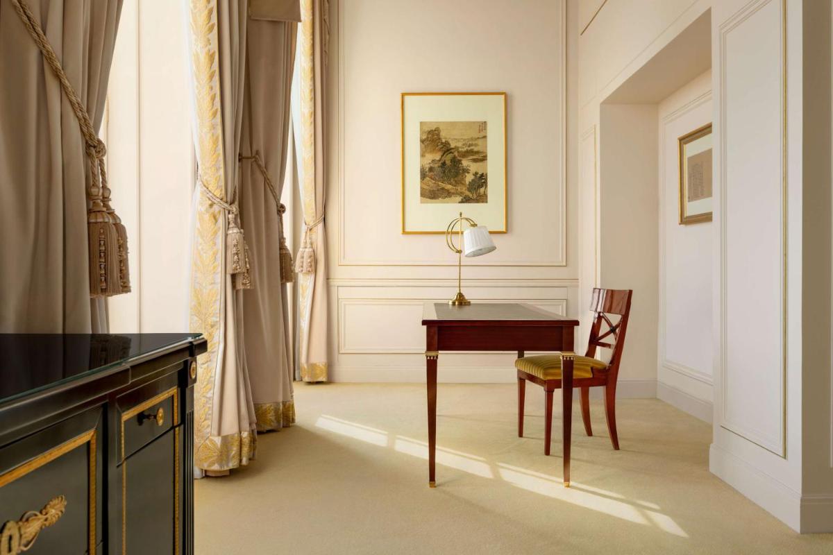 Coin salon dans l'établissement Shangri-La Paris