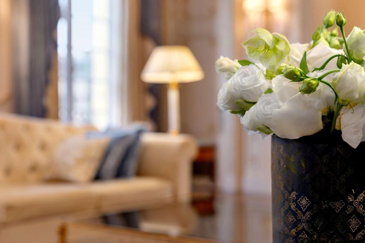 Coin salon dans l'établissement Shangri-La Paris