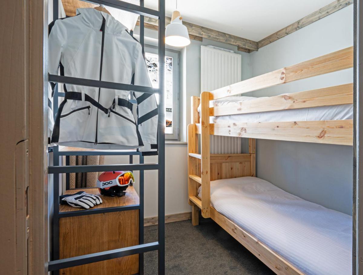 Un ou plusieurs lits superposés dans un hébergement de l'établissement Hôtel Le Levanna by Les Etincelles