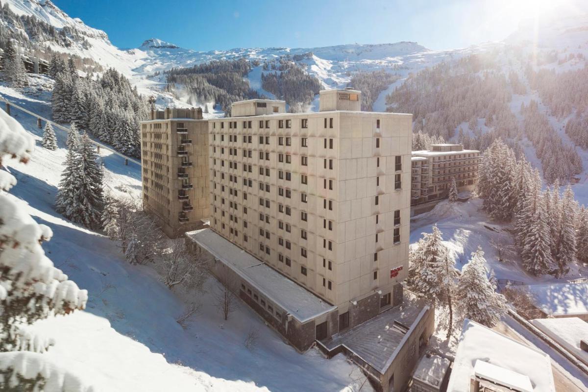 L'établissement RockyPop Flaine Hotel & Spa en hiver