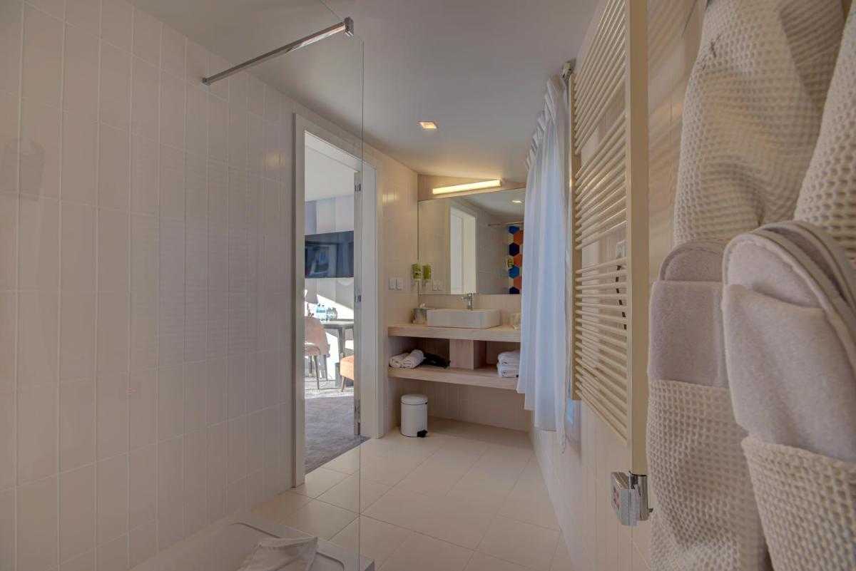 Salle de bains dans l'établissement Alex Hotel & Spa