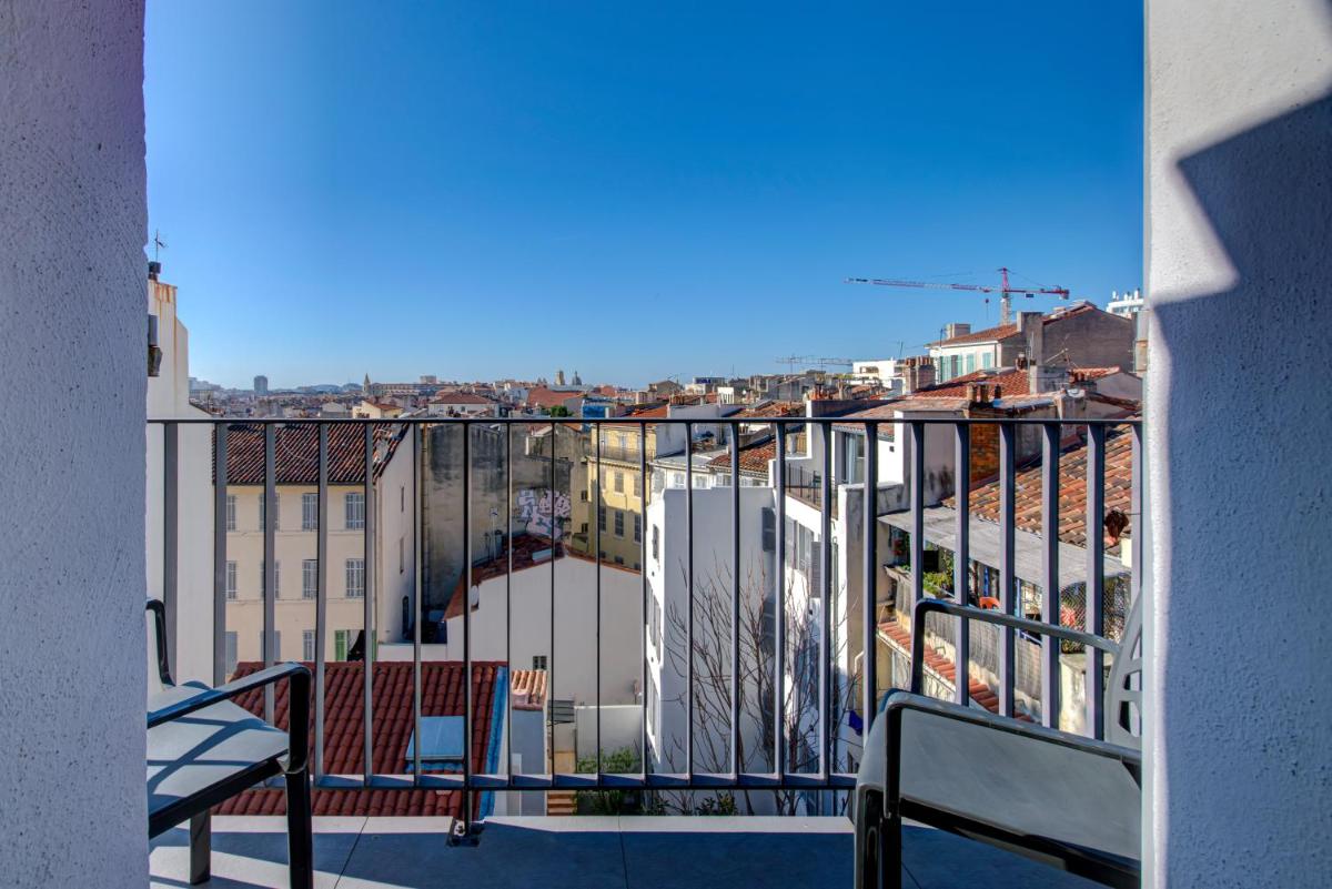 Balcon ou terrasse dans l'établissement Alex Hotel & Spa
