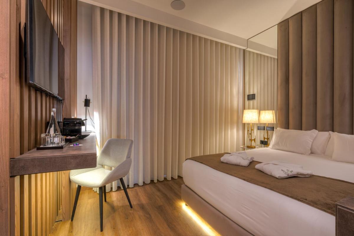 Uma cama ou camas num quarto em Hotel Rural Vale Do Rio