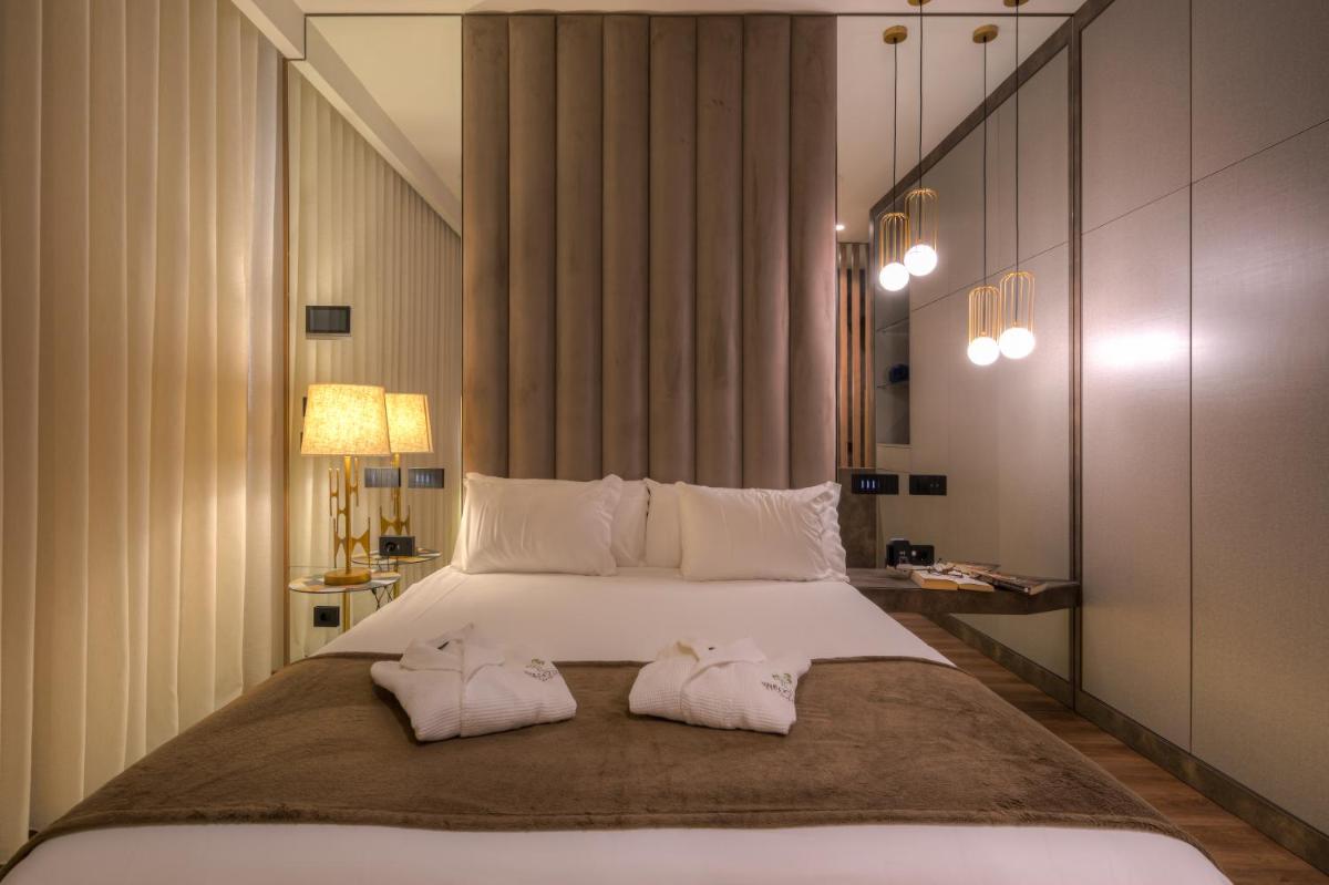 Uma cama ou camas num quarto em Hotel Rural Vale Do Rio