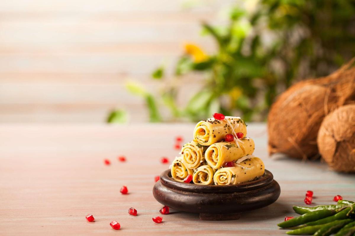 a pile of food sitting on top of a table at Hyatt Place Gurgaon Udyog Vihar in Gurgaon