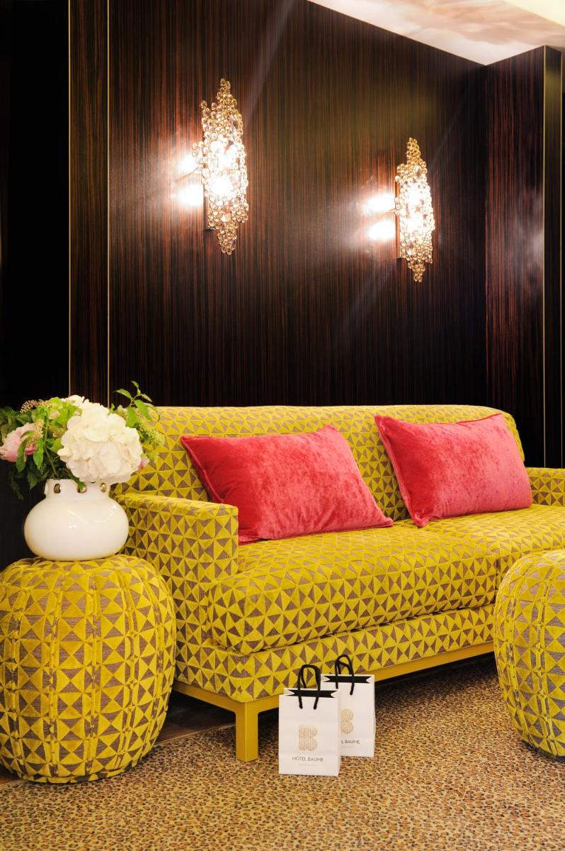 Coin salon dans l'établissement Hôtel Baume