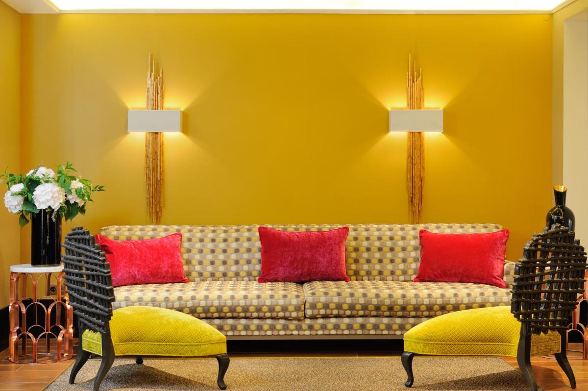 Coin salon dans l'établissement Hôtel Baume
