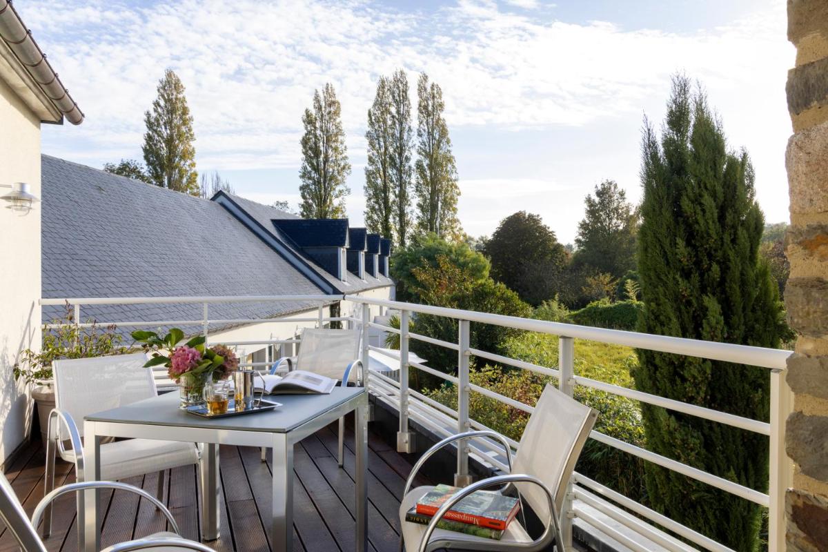 Balcon ou terrasse dans l'établissement Ermitage - Mont-Saint-Michel