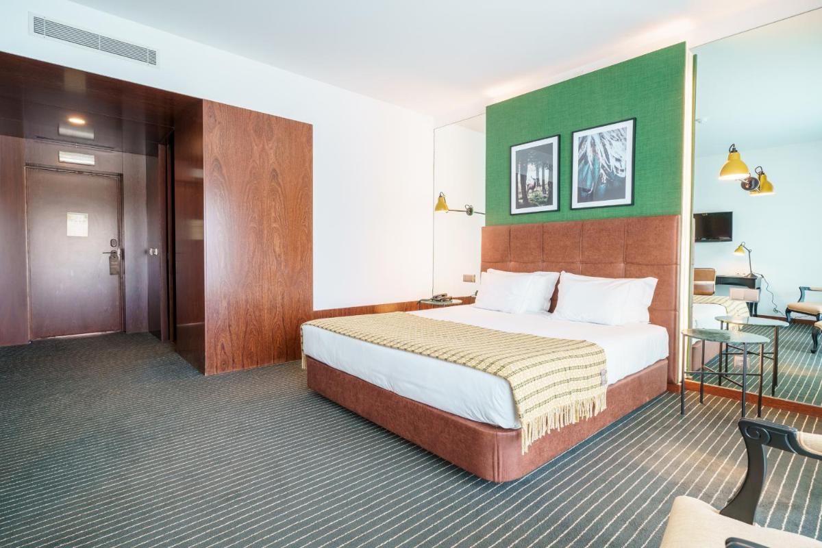 Uma cama ou camas num quarto em Monte Real - Hotel, Termas & Spa