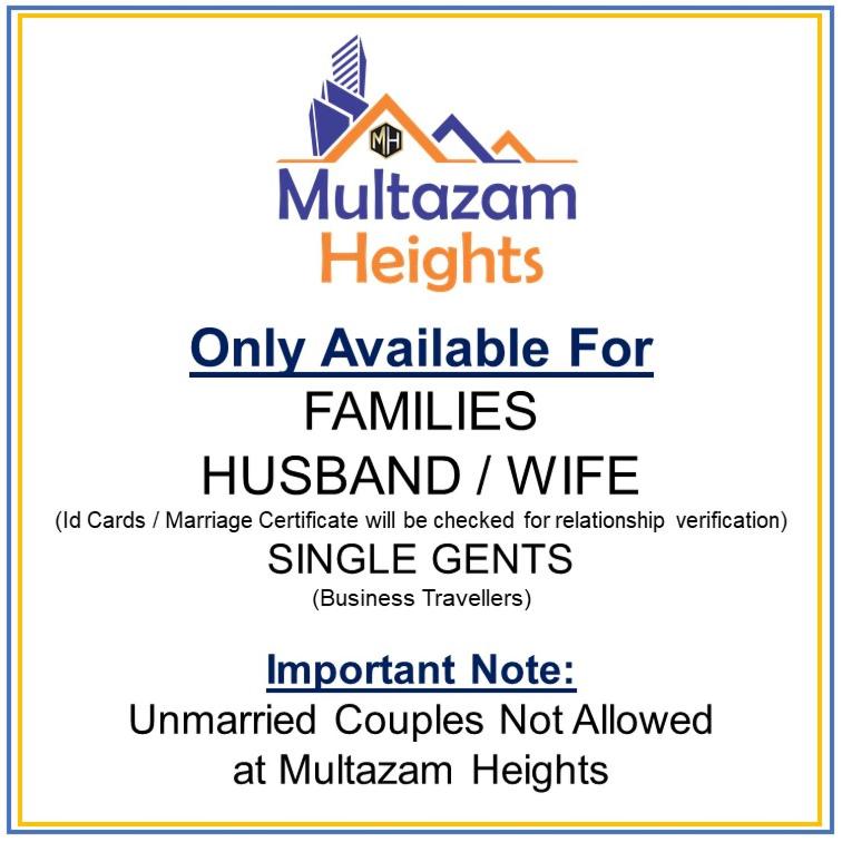 Multazam Heights, DHA Phase 8 - 3 Bedrooms Luxury Apartments - Hizvo