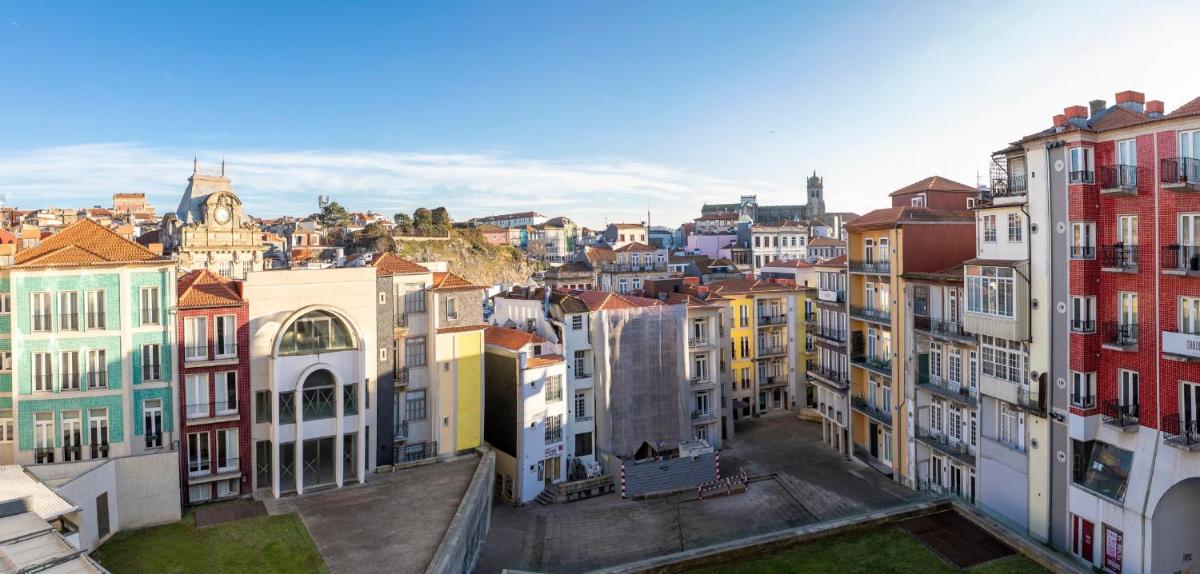 Uma vista geral de Porto ou a vista da cidade a partir do hotel