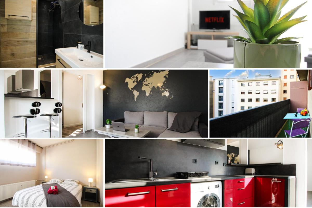 HOMEY COZY - New / Centre / Balcon privé / Proche Geneve - Housity