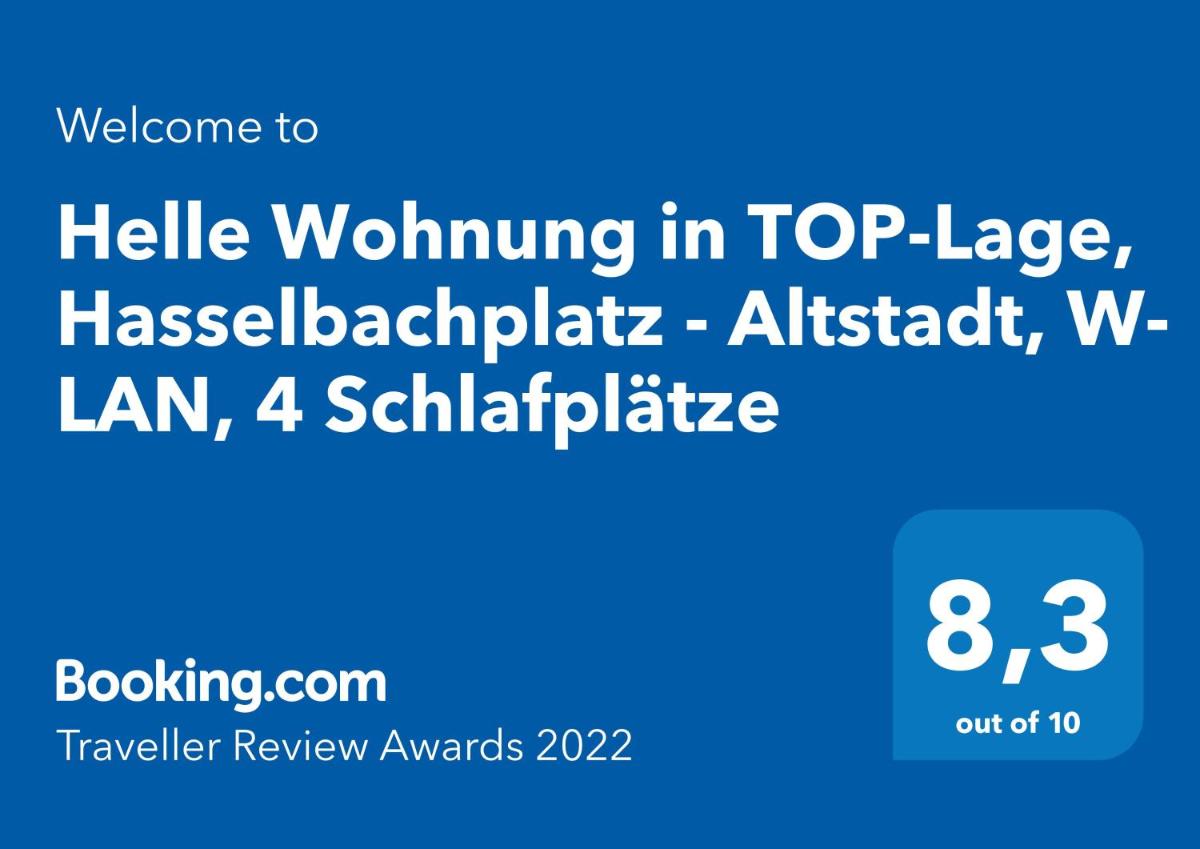 Helle Wohnung in TOP-Lage, Hasselbachplatz - Altstadt, W-LAN, 4 Schlafplätze - Housity