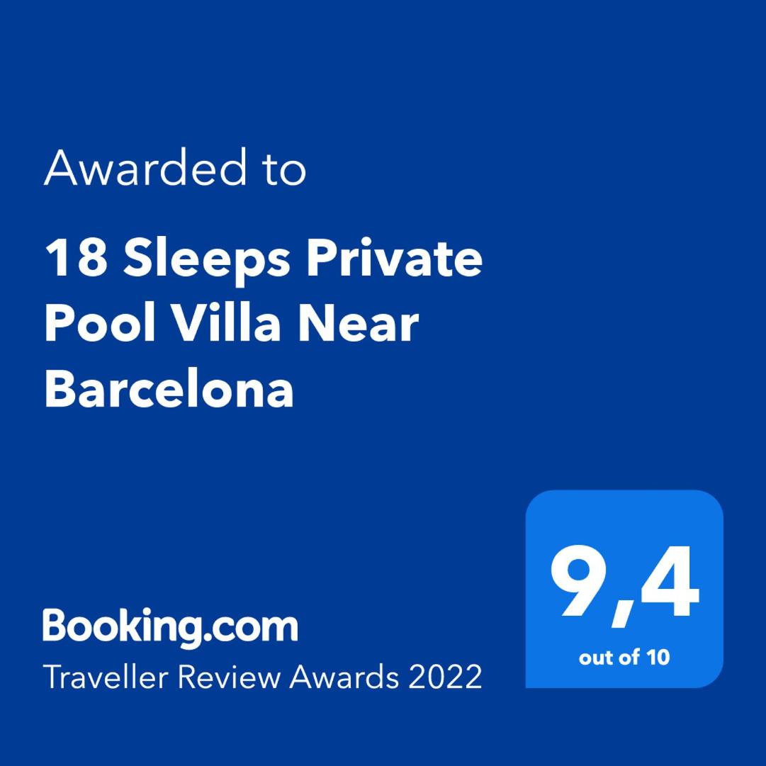 21 Sleeps Private Pool Villa & BBQ Near Barcelona - Housity