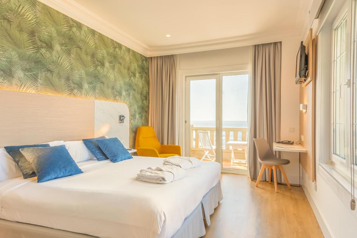 Cama o camas de una habitación en Talaso Atlántico