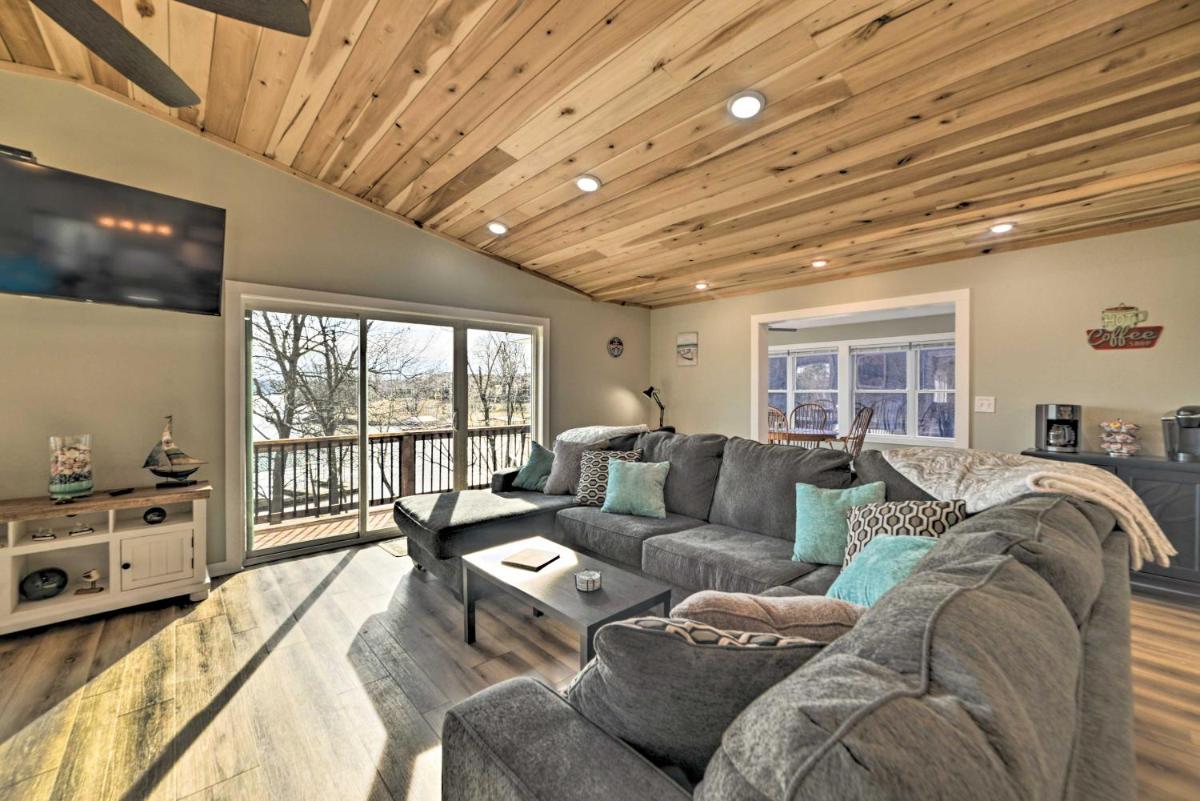 Waterfront Eddyville Home with Dock and Kayaks! - Housity